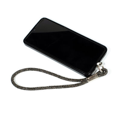 6 MM TAŞLI İP HAZIR TELEFON EL ASKI AKSESUARI - 42 CM - 5