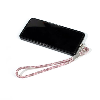 6 MM TAŞLI İP HAZIR TELEFON EL ASKI AKSESUARI - 42 CM - 6