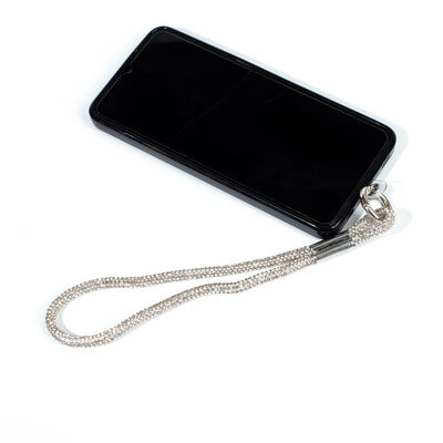 6 MM TAŞLI İP HAZIR TELEFON EL ASKI AKSESUARI - 42 CM - 8