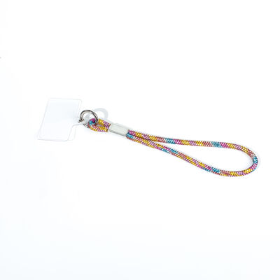 6 MM TAŞLI İP HAZIR TELEFON EL ASKI AKSESUARI - 42 CM - 17