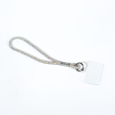 6 MM TAŞLI İP HAZIR TELEFON EL ASKI AKSESUARI - 42 CM - 19