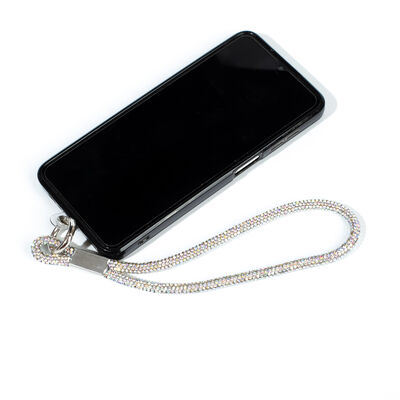 6 MM TAŞLI İP HAZIR TELEFON EL ASKI AKSESUARI - 42 CM - 20