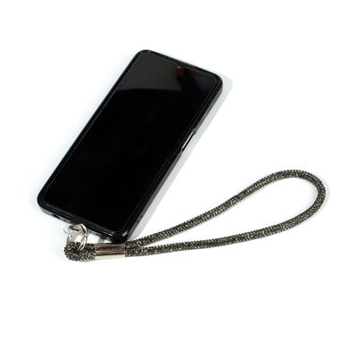 6 MM TAŞLI İP HAZIR TELEFON EL ASKI AKSESUARI - 42 CM - 24