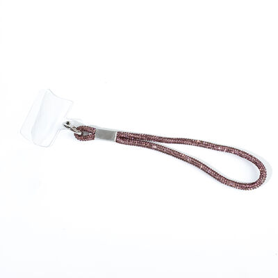 6 MM TAŞLI İP HAZIR TELEFON EL ASKI AKSESUARI - 42 CM - 35