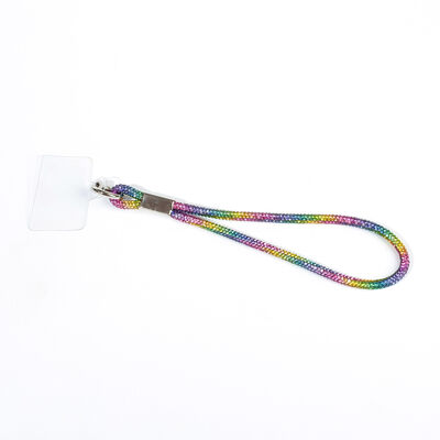 6 MM TAŞLI İP HAZIR TELEFON EL ASKI AKSESUARI - 42 CM - 37