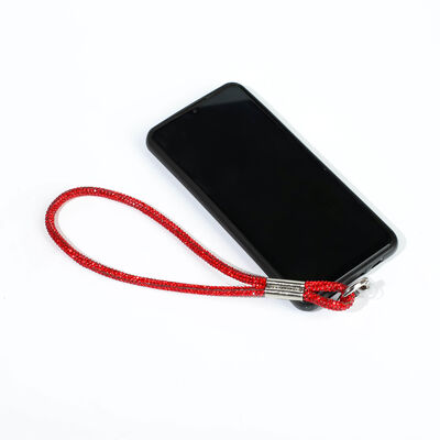 6 MM TAŞLI İP HAZIR TELEFON EL ASKI AKSESUARI - 42 CM - 41