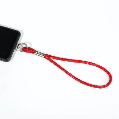 6 MM TAŞLI İP HAZIR TELEFON EL ASKI AKSESUARI - 42 CM - 42