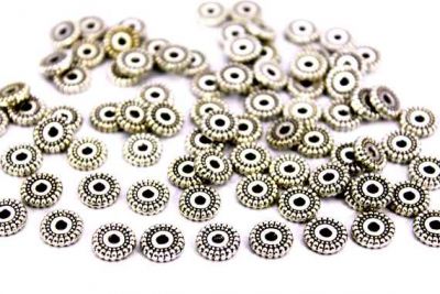 8 mm TESBİH ARA MALZEMESİ, ZAMAK DÖKÜM, NİKEL KAPLAMA - 2