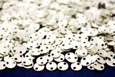 6 mm YUVARLAK İKİ DELİK PUL, NİKEL KAPLAMA #80N - 2
