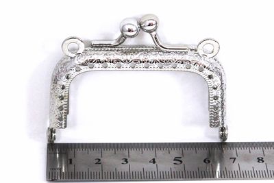 6.5 CM ÇANTA VE CÜZDAN KULPU, NİKEL RENK, KOD-7N - 2