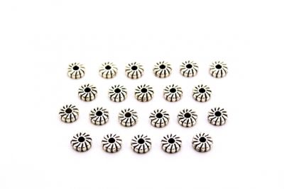 8 mm TESBİH ARA MALZEMESİ, ZAMAK DÖKÜM, NİKEL KAPLAMA - 3
