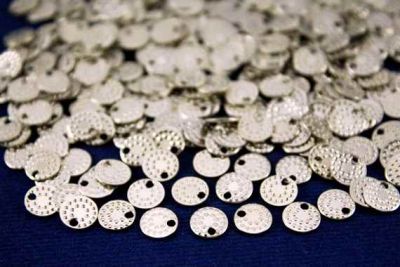 6,5 mm YUVARLAK TEK DELİK DESENLİ PUL, NİKEL KAPLAMA #85N - 2