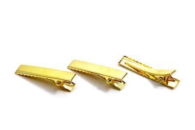 6.5x33 mm MAŞA MODELİ TOKA SARI KAPLAMA ( 3 cm MAŞA ) - 2