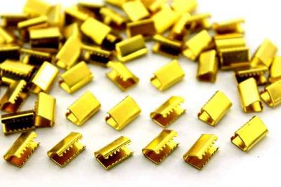 6x10 mm DİŞLİ SIKIŞTIRMA KULPSUZ, HAM PİRİNÇ #535H - 2