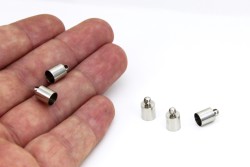 6x10 mm KAPSÜL, NİKEL KAPLAMA PİRİNÇ - Thumbnail