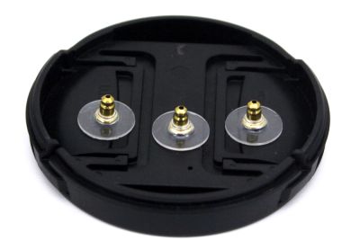 6x11 mm YUVARLAK PLASTİK - METAL KÜPE PİSTONU, SARI KAPLAMA - 2