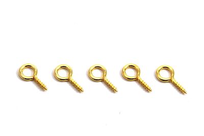 6x12 mm, HALKALI VİDA, SARI KAPLAMA - 2