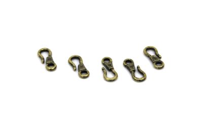 ERTÜRK - 6x14 mm ANTİK SARI KAPLAMALI DÖKÜM PAPAĞAN KLİPS