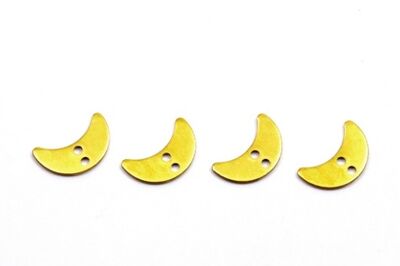 6x15 mm AY DESENLİ PUL, HAM PİRİNÇ #1810H - 2