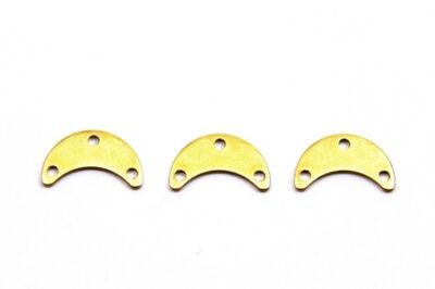 6x15 mm AY DESENLİ PUL, HAM PİRİNÇ #1811H - 2