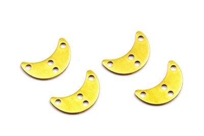 6x15 mm AY DESENLİ PUL, HAM PİRİNÇ #1812H - 2