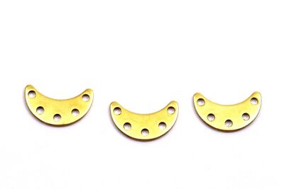 6x15 mm AY DESENLİ PUL, HAM PİRİNÇ #1813H - 2