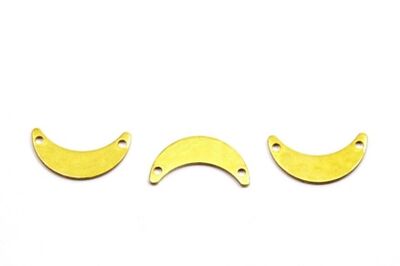 6x20 mm AY DESENLİ PUL, HAM PİRİNÇ #1817H - 2