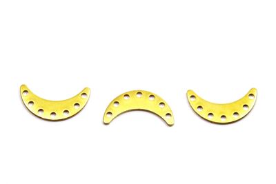 6x20 mm AY DESENLİ PUL, HAM PİRİNÇ #1821H - 2