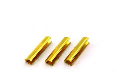 6x25 mm DİŞLİ SIKIŞTIRMA KULPSUZ, HAM PİRİNÇ #847-2H - 3