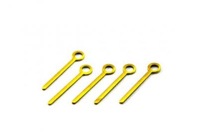 6x30 mm ÇİVİ DESEN PUL, HAM PİRİNÇ #748H-KISA - 2