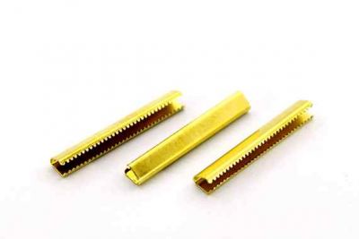 6x40 mm DİŞLİ SIKIŞTIRMA KULPSUZ, HAM PİRİNÇ #874-2H - 2