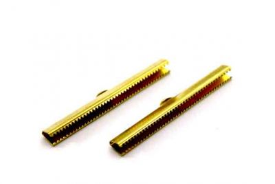 6x50 mm DİŞLİ SIKIŞTIRMA KULPLU, HAM PİRİNÇ #755-1H - 2