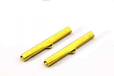 6x50 mm DİŞLİ SIKIŞTIRMA KULPLU, HAM PİRİNÇ #755-1H - 3