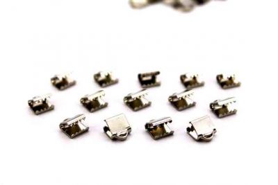 6x7 mm DİŞLİ SIKIŞTIRMA KULPLU, NİKEL KAPLAMA #233N - 2