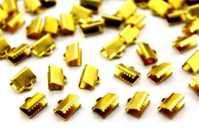6x10 mm DİŞLİ SIKIŞTIRMA KULPLU, HAM PİRİNÇ #232H - 2