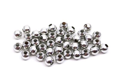 7 mm, METAL BONCUK, DEMİR MİSKET, NİKEL KAPLAMA - 2