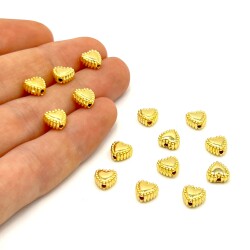 7 mm, YILDIZ DESENLİ BİLEKLİK ARA APARATI, ZAMAK LAK KAPLAMA - ERTÜRK