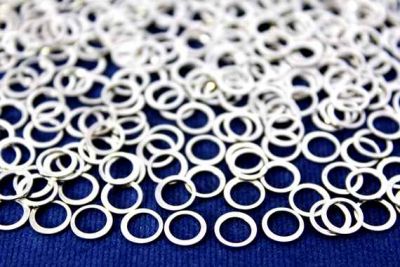 7 mm YUVARLAK DELİKSİZ PUL, NİKEL KAPLAMA PİRİNÇ #762N - 2