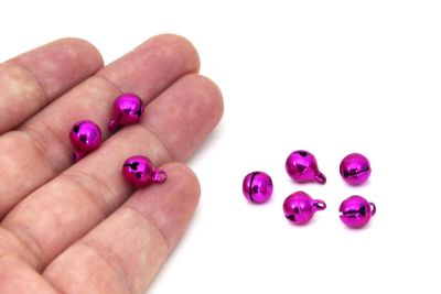 7.5 mm SALLANTI ÇAN ( ZİL ) FUŞYA RENK PİRİNÇ - 2