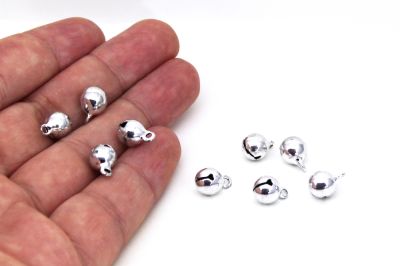 7.5 mm SALLANTI ÇAN ( ZİL ) GÜMÜŞ RENK PİRİNÇ - 2
