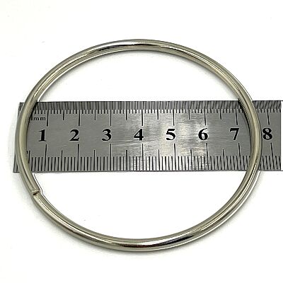 78 mm YUVARLAK AÇIK HALKA, DEMİR NİKEL KAPLAMALI - 2
