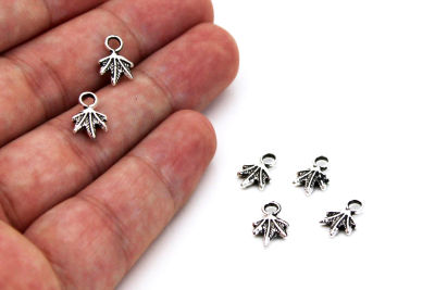 7x12 mm DESENLİ SALLANTI ZAMAK DÖKÜM, BOYALI GÜMÜŞ RENK - 2