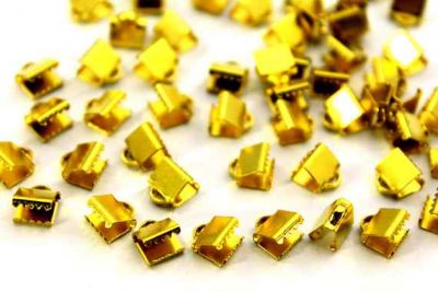 6x7 mm DİŞLİ SIKIŞTIRMA KULPLU, HAM PİRİNÇ #233H - 2