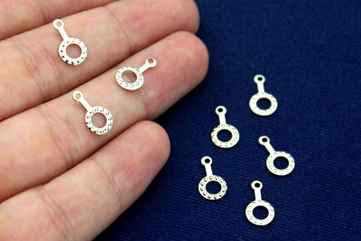 7x12 mm YUVARLAK DESENLİ PUL, NİKEL KAPLAMA PİRİNÇ #1253N - 2