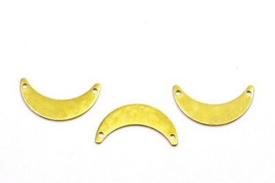 7x25 mm AY DESENLİ PUL, HAM PİRİNÇ #1825H - 2