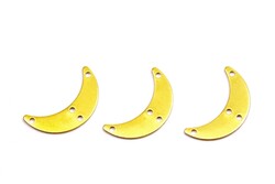 7x25 mm AY DESENLİ PUL, HAM PİRİNÇ #1828H - ERTÜRK