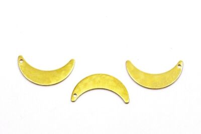 7x25 mm AY DESENLİ PUL, HAM PİRİNÇ #1830H - 2