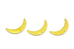 7x30 mm AY DESENLİ PUL, HAM PİRİNÇ #1831H - ERTÜRK