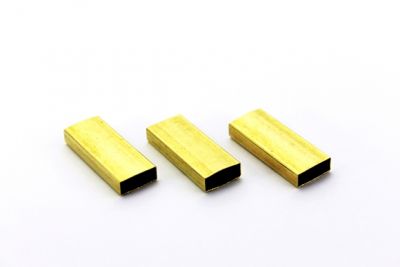 5x12x30 mm KARE DÜZ BORU, HAM PİRİNÇ - 2