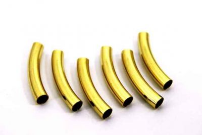 7x40 mm YUVARLAK KAVİSLİ BORU, HAM PİRİNÇ #1147H - 2